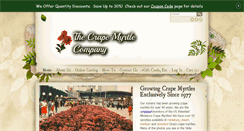Desktop Screenshot of crapemyrtles.com